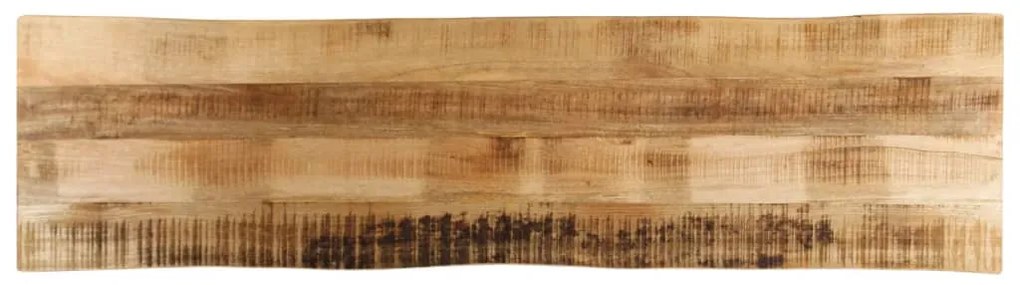 vidaXL Επιφάνεια Τραπεζιού 160x40x2,5 εκ. Live Edge Μασίφ Ξύλο Μάνγκο