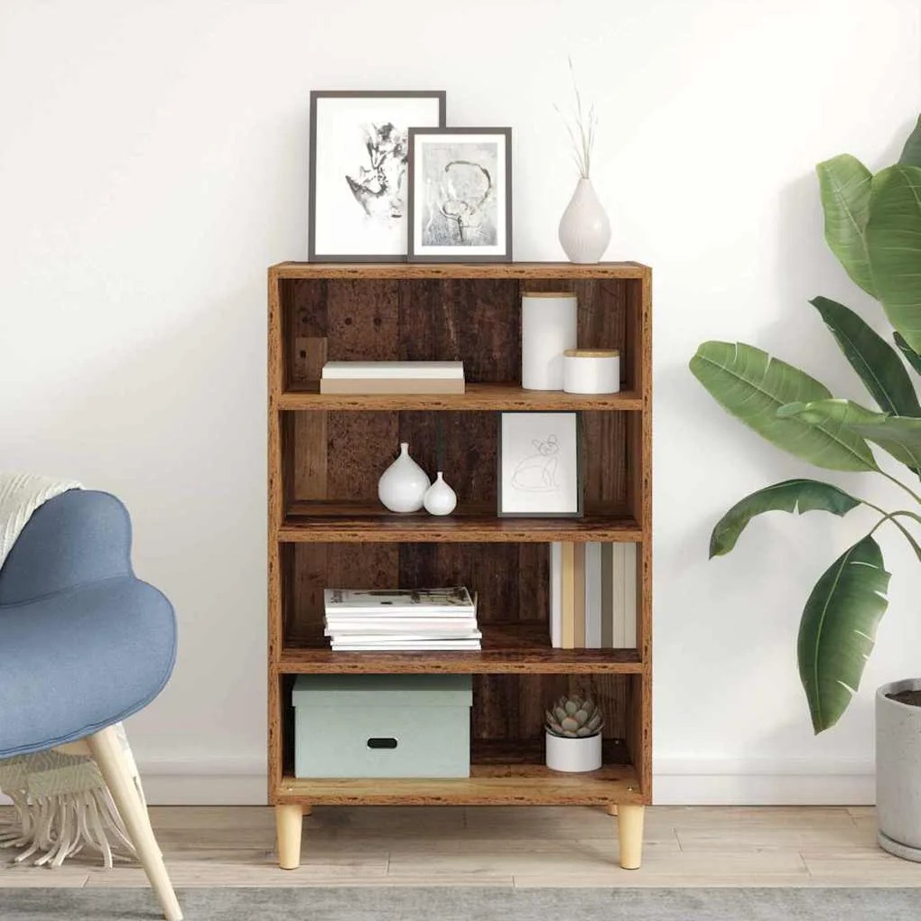 vidaXL Πλαϊνό γραφείο Παλιό ξύλο 57 x 35 x 89.5 εκ Επεξεργασμένο ξύλο