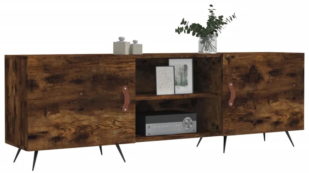 vidaXL Έπιπλο Τηλεόρασης Καπνιστή Δρυς 150x30x50 εκ. Επεξ. Ξύλο