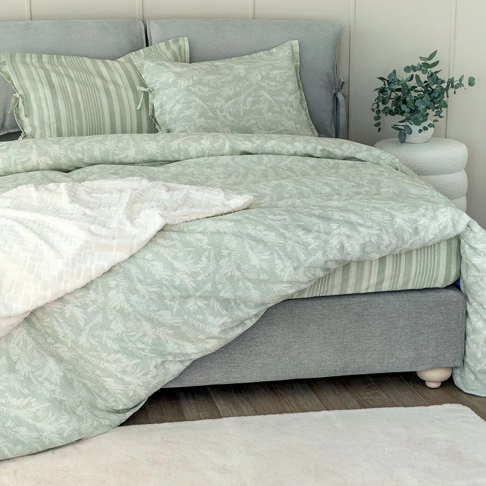 Σεντόνια ES103 (Σετ 4τμχ) Green Palamaiki Υπέρδιπλo 240x260cm Βαμβάκι-Lyocell