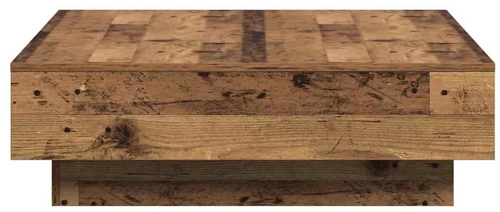 vidaXL Τραπεζάκι σαλονιού Παλαιό ξύλο 90 x 90 x 28 cm