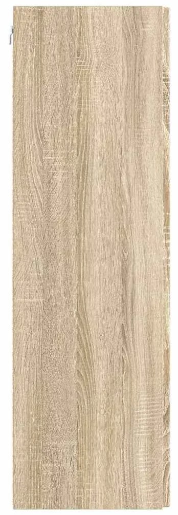 vidaXL Ντουλάπι Τηλεόρασης Τοίχου Επιτοίχιο Σονόμα 30 x 31 x 100 εκ.