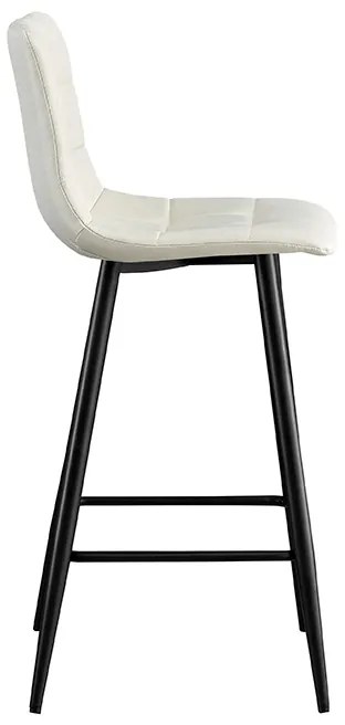 NORA OFF WHITE ΥΦΑΣΜΑ(Σ4)73εκ. ΣΚΑΜΠΟ ΜΕΤΑΛΛΙΚΟ