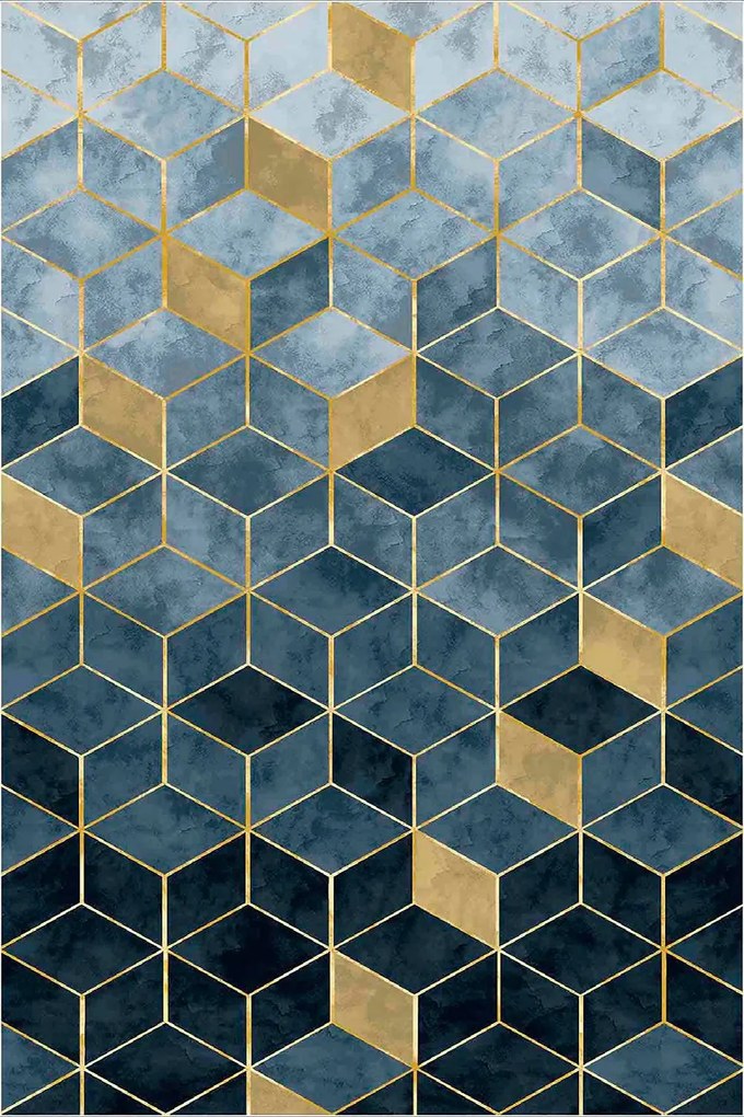 Χαλί Petrol-Gold Conceptum Hypnose 160X230cm