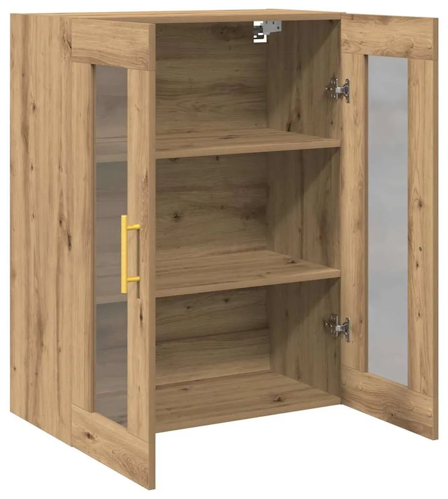 vidaXL Ντουλάπα τοίχου Επιτοίχιο artisan δρυς 69.5 x 34 x 90 εκ.