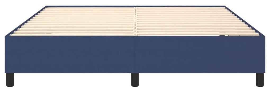 vidaXL Σκελετός Κρεβατιού Χωρίς Στρώμα Μπλε 180x200 εκ.Υφασμάτινο
