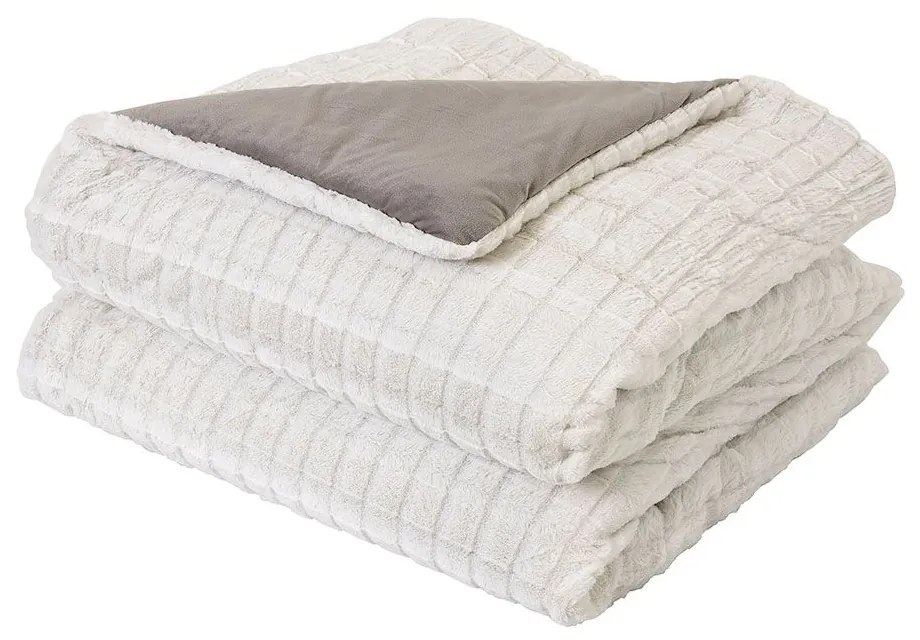 Κουβερτοπάπλωμα Weave Cream Nima Μονό 160x220cm Πολυέστερ