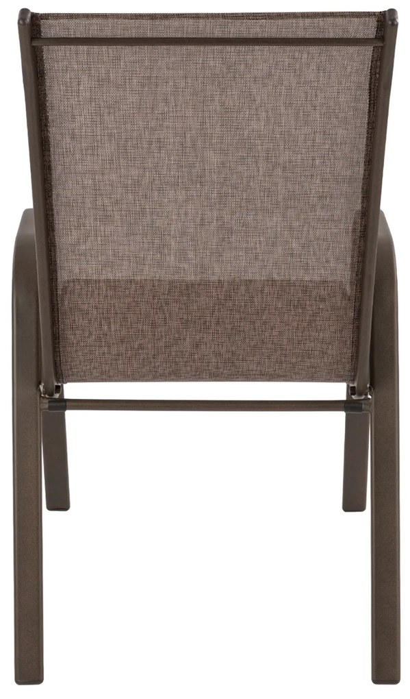 ΠΟΛΥΘΡΟΝΑ ΕΞ.ΧΩΡΟΥ LEON HM5000.02 ΜΕΤΑΛΛΙΚΗ ΚΑΦΕ ΜΕ TEXTILENE ΚΑΦΕ 54x70x93Υεκ