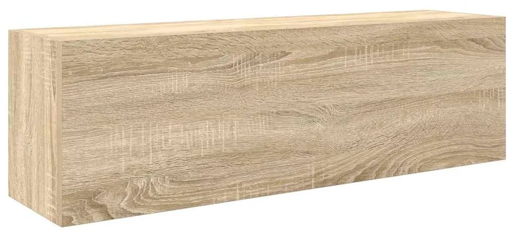 vidaXL Ντουλάπι τοίχου μπάνιου Sonoma Oak 100x25x30 cm