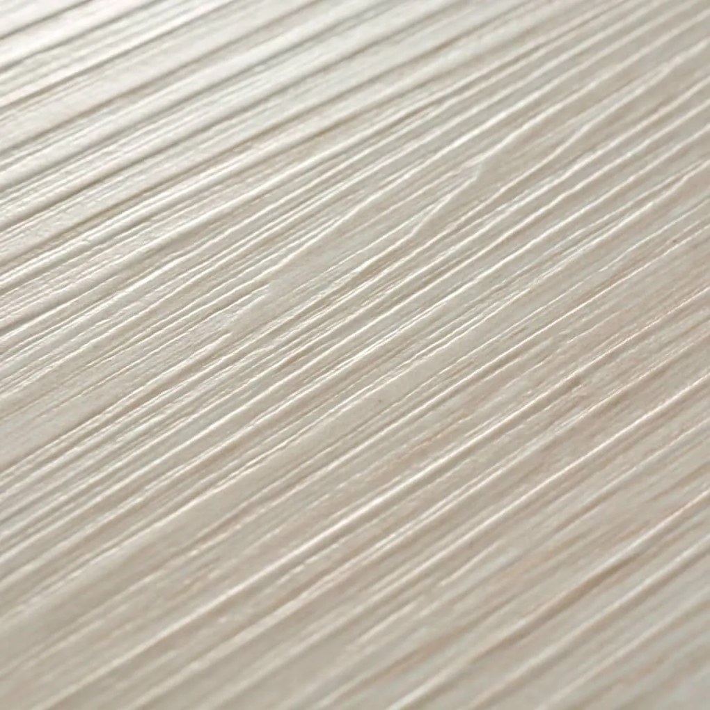 Δάπεδο Αυτοκόλλητο Χρώμα Κλασική Λευκή Δρυς 5,02 μ²/2 χιλ. PVC - Λευκό