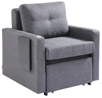 VEVOR Sleeper Sofa Bed with Side Pocket Pillow Desk Board 5 Adjustable Backrest