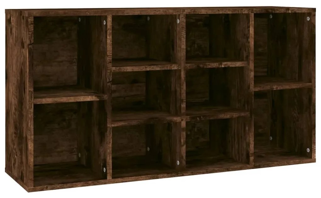 vidaXL Παπουτσοθήκη Καπνιστή Δρυς 103x30x54,5 εκ. Επεξεργασμένο Ξύλο
