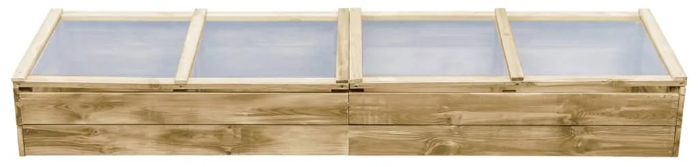 vidaXL Θερμοκήπιο - Σπορείο 200 x 50 x 35 εκ. Εμποτισμένο Ξύλο Πεύκου