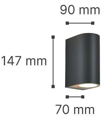Άπλικα τοίχου it-Lighting Michigan 802001-Gkri