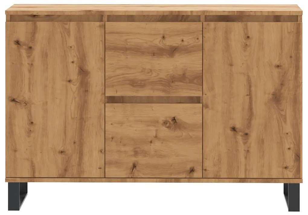 vidaXL Μπουφές Δρυς τεχνίτης 101,5 x 35 x 70 εκ. από Επεξεργασμένο Ξύλο