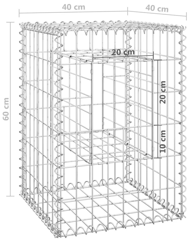 ΣΥΡΜΑΤΟΚΙΒΩΤΙΑ ΣΤΥΛΟΙ 2 ΤΕΜ. 40 X 40 X 60 ΕΚ. ΣΙΔΕΡΕΝΙΟΙ 151259