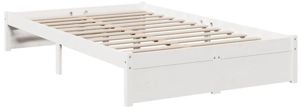 vidaXL Κρεβάτι Βιβλιοθήκη Χωρίς Στρώμα 90x190 εκ Μασίφ Ξύλο Πεύκου