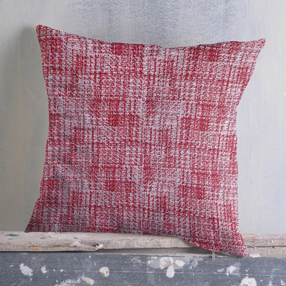 Μαξιλαροθήκη Διακοσμητική Cailin Red Ρυθμός 40Χ40 Cotton-Polyester
