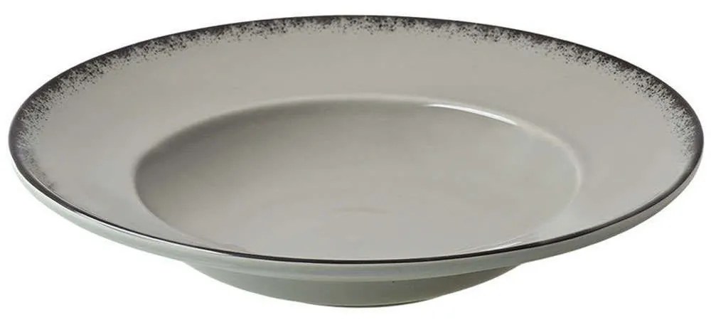 Πιάτο Ριζότου Βαθύ Pearl 07-16418 24cm Grey Estia Porcelain