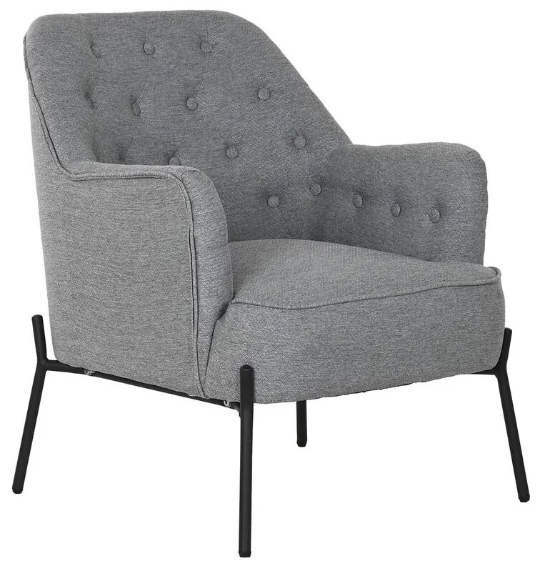 Πολυθρόνα DKD Home Decor Γκρι Μέταλλο 65 x 73 x 79,5 cm