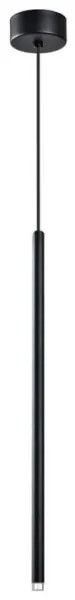 Κρεμαστό Φωτιστικό Οροφής LED 4W 3000K 150x8 Zenia Viokef 4291100 Μαύρο
