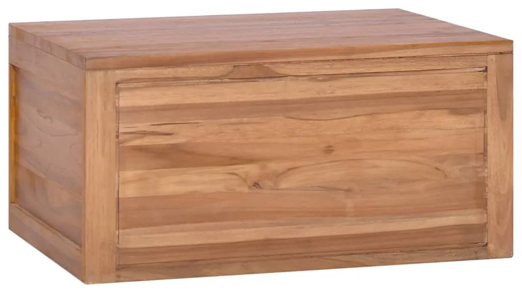 vidaXL Έπιπλο Μπάνιου/Νιπτήρα Επιτοίχιο 60x45x30 εκ. Μασίφ Ξύλο Teak