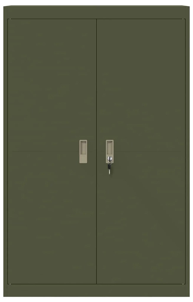 vidaXL Ντουλάπι αποθήκευσης 2 pcs Ελιά Πράσινη 90 x 40 x 140 cm