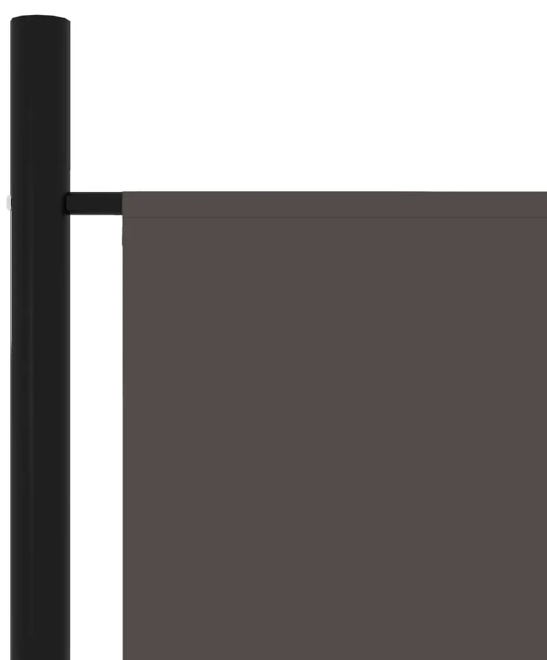 vidaXL Διαχωριστικό Δωματίου με 5 Πάνελ Ανθρακί 250 x 180 εκ.