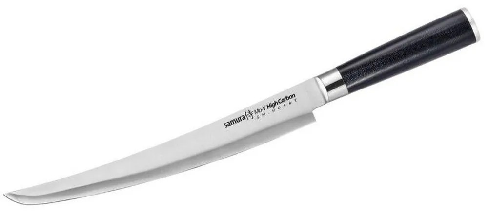 Μαχαίρι Τεμαχισμού Tanto MO-V SM-0046T 23cm Black Samura Stainless Steel