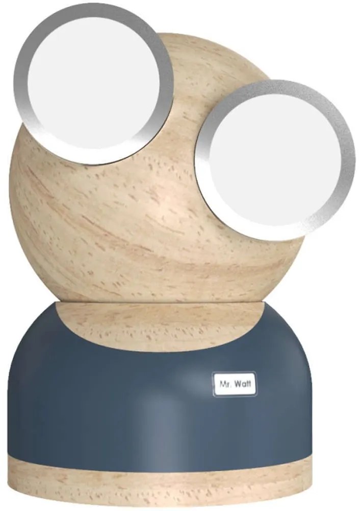 Φωτιστικό Επιτραπέζιο GoggleLamp Mr Watt DH0184GY/MRWATT Grey Allocacoc Wood,Aluminum
