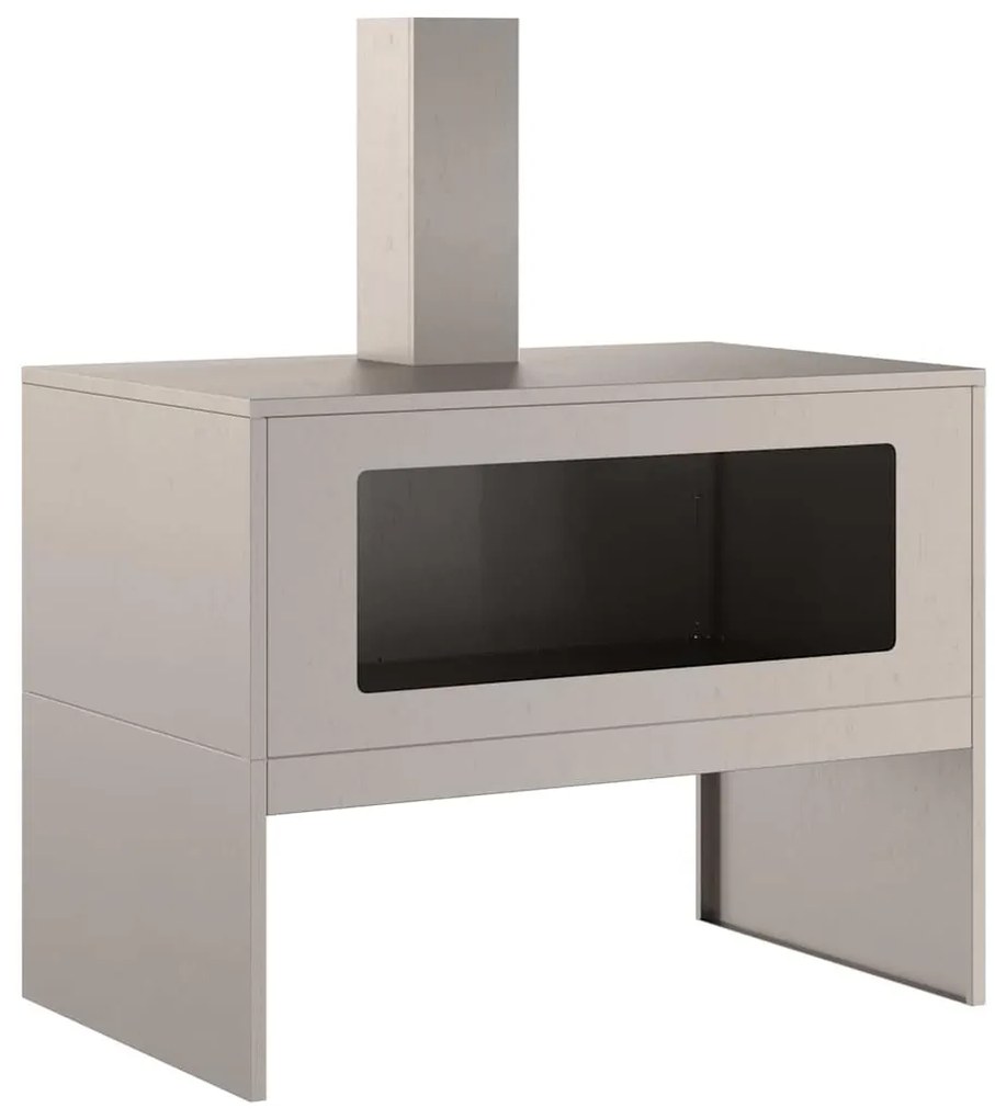 vidaXL Φωτιά Καφέ 80 x 50 x 96 εκ. Ατσάλι σκληρυθέν στον αέρα
