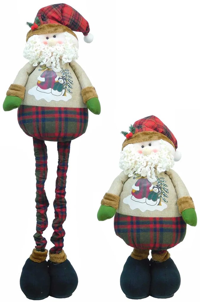 Χριστουγεννιάτικο Διακοσμητικό Άγιος Βασίλης 60-120cm 237430a