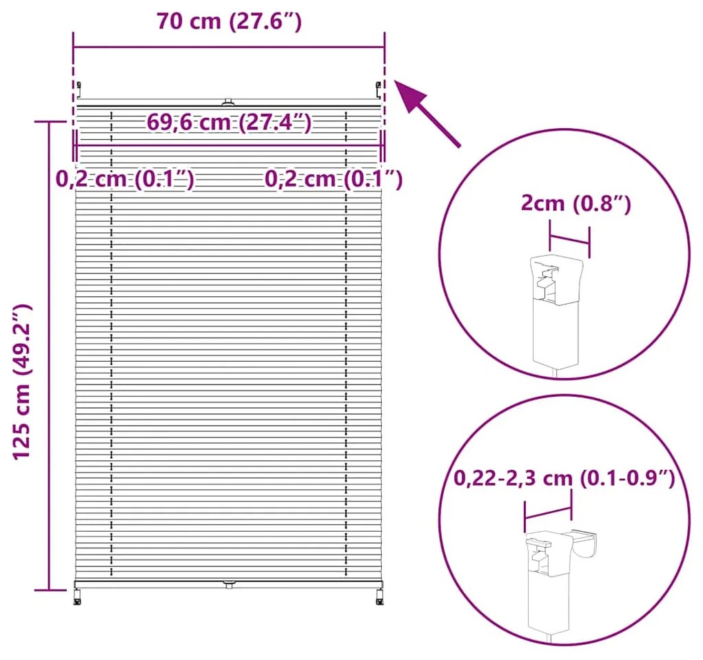 ΠΛΙΣΕ ΡΟΛΕΡ ΣΚΙΑΣΗΣ 70X125CM ΚΡΕΜ 240630