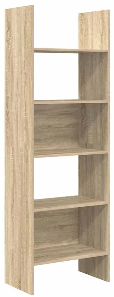 vidaXL Βιβλιοθήκη Χρώμα Sonoma Δρυς 60 x 35 x 180 εκ. από Επεξ. Ξύλο
