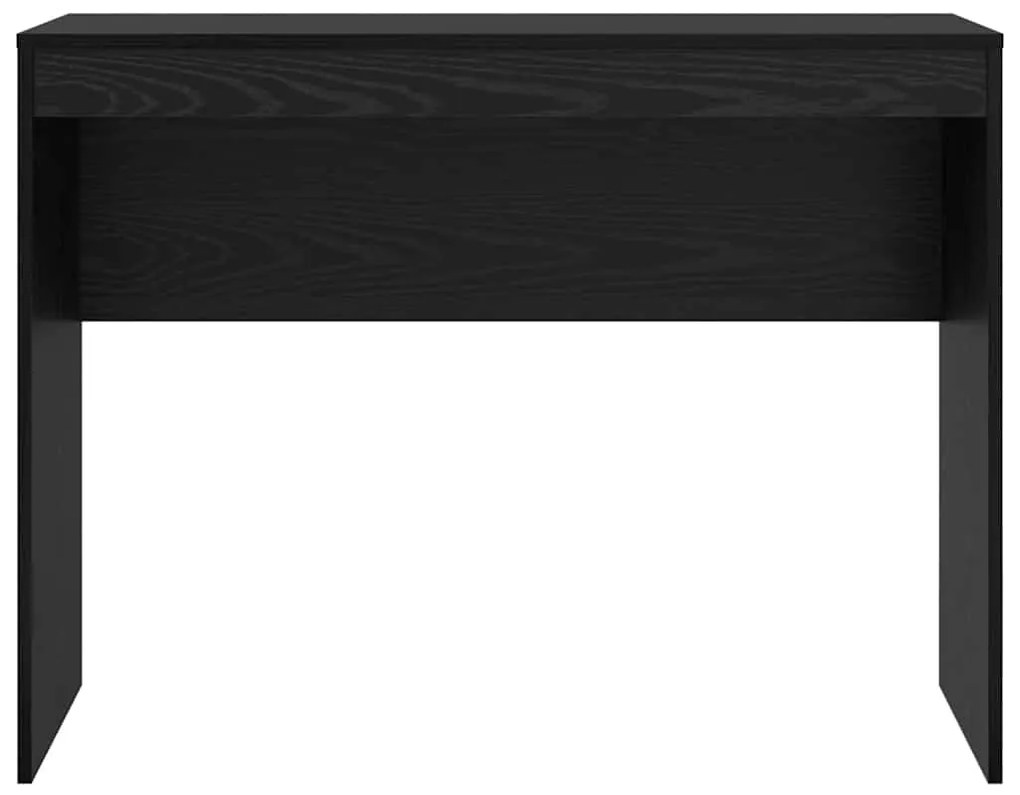 vidaXL Γραφείο Μαύρη δρυς 100 x 40 x 76 εκ. Επεξεργασμένο ξύλο