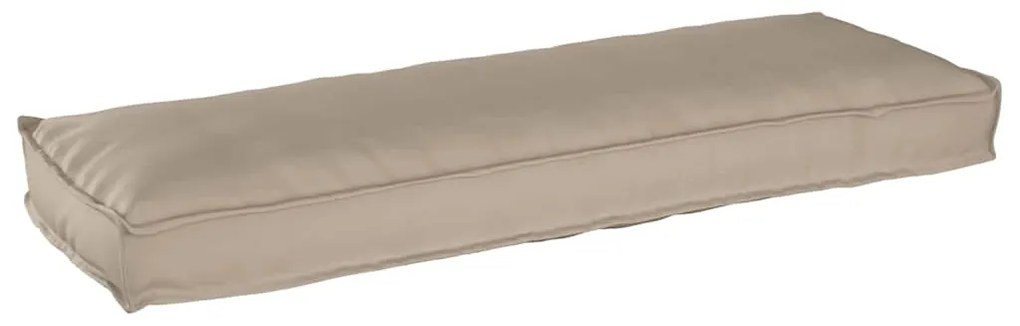 vidaXL Μαξιλάρι παλέτας για πάγκο Taupe 120 x 40 x 8 εκ Ύφασμα Oxford