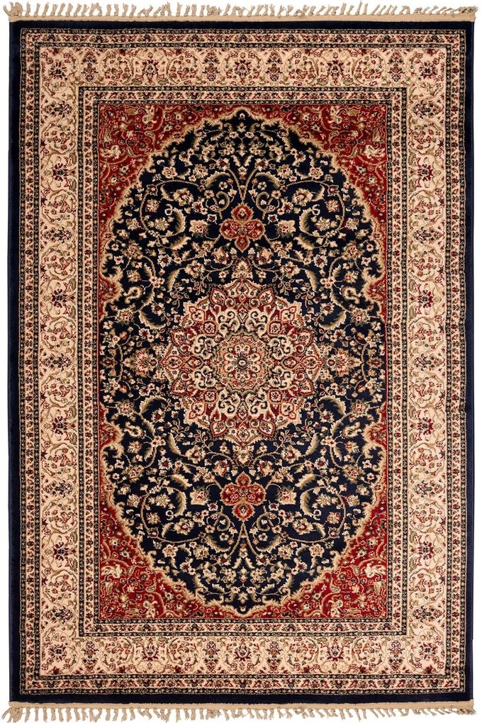 Χαλί Jasmine New 1802 0069 Blue Βιοκαρπέτ 133X190cm
