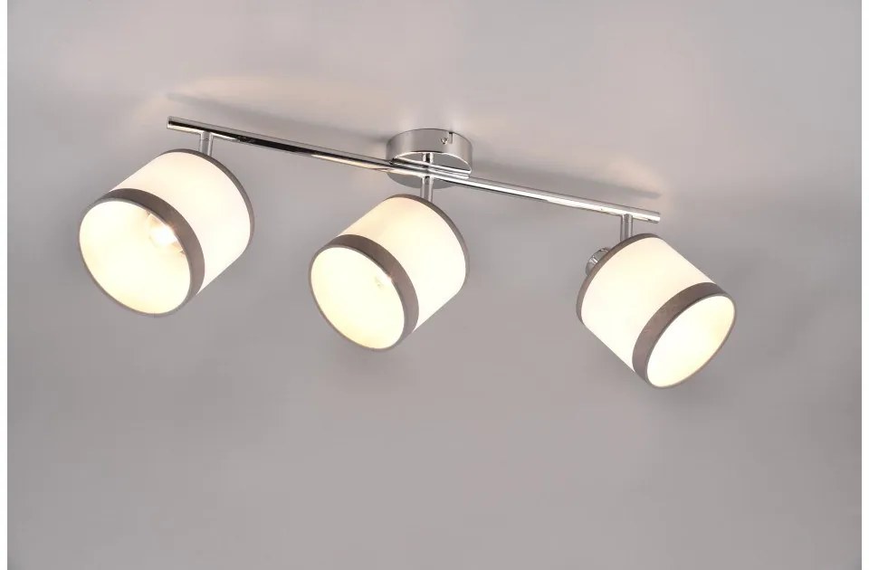 Φωτιστικό Οροφής 3xE14 10W IP20 Davos R81553006 Trio Lighting-R81553006-Χρώμιο R81553006