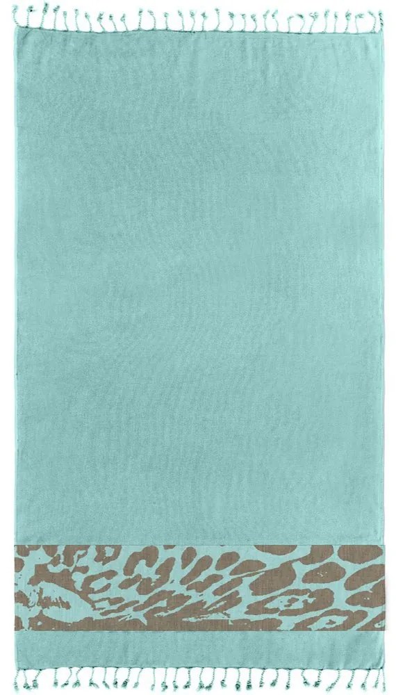 Πετσέτα Θαλάσσης - Παρεό Pestemal 24 Aqua Guy Laroche Θαλάσσης 90x170cm 100% Βαμβάκι