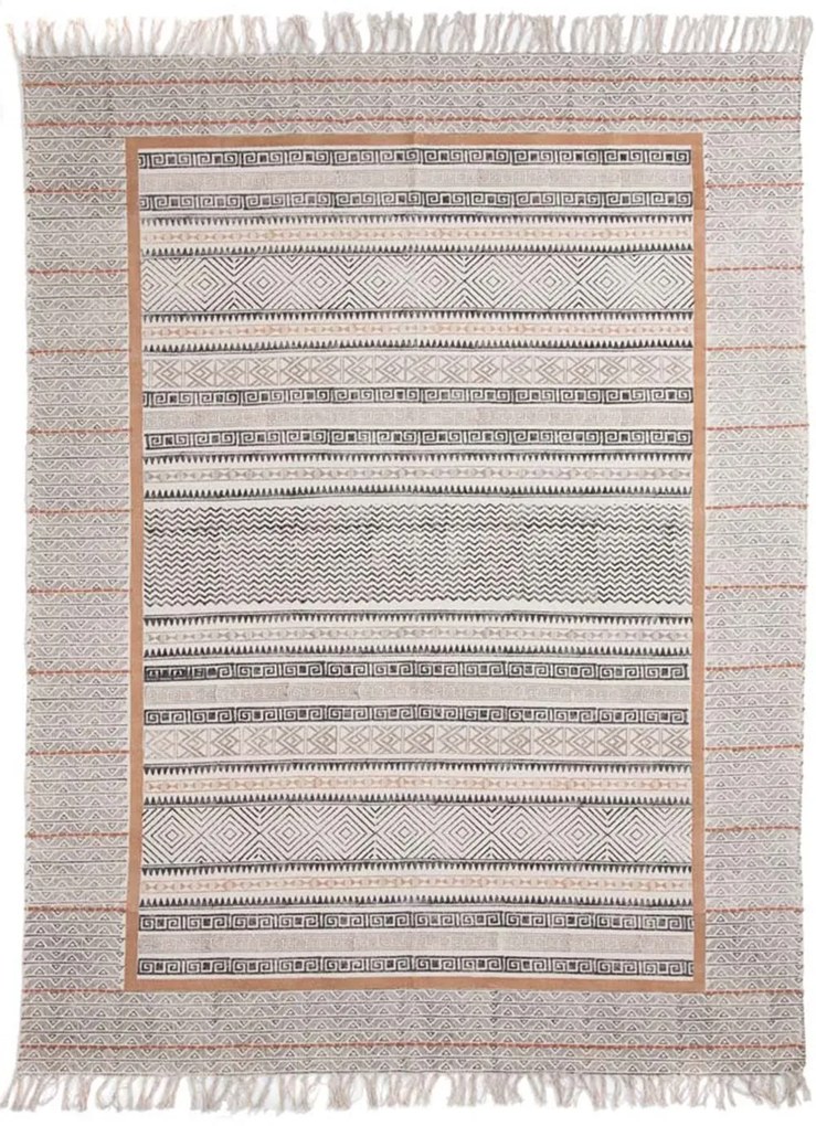 Χαλί Lotus Cotton Kilim 301 Beige Royal Carpet 160X230cm