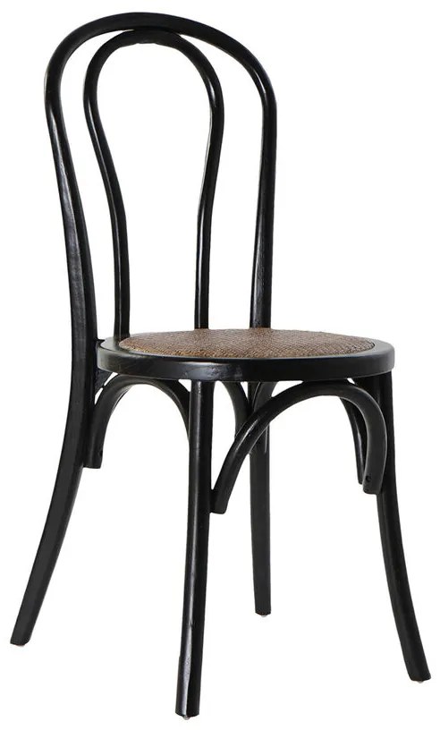 Καρέκλα Τραπεζαρίας DKD Home Decor Μαύρο Πολύχρωμο 43 x 44 x 89 cm