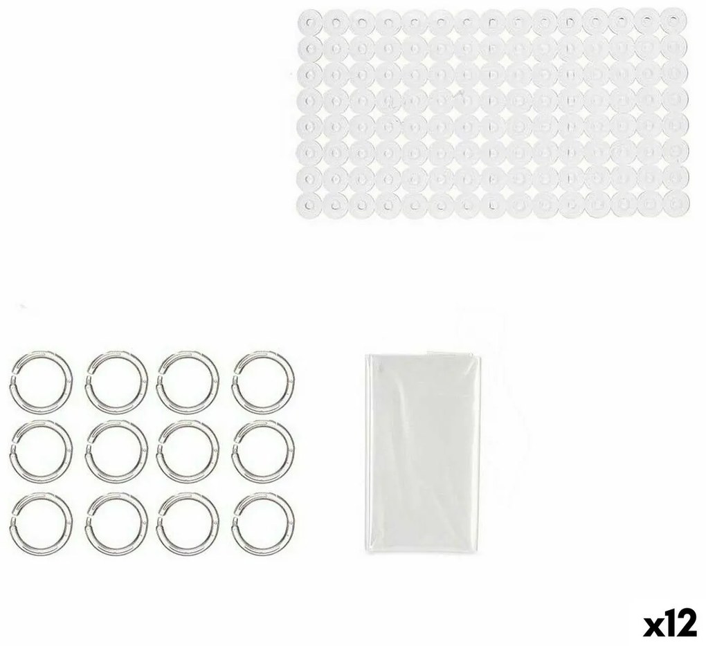 Σετ Μπάνιου Berilo CN-B6032A-TRANSP Διαφανές PVC πολυαιθυλένιο EVA (12 Μονάδες)