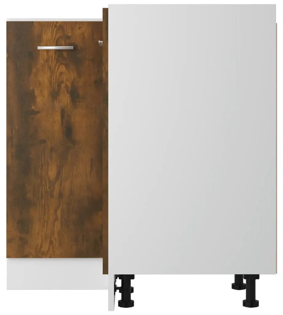vidaXL Ντουλάπι Κουζίνας "Lyon" Καπνιστή Δρυς 75,5x75,5x81,5 εκ. από Τεχνητό Ξύλο