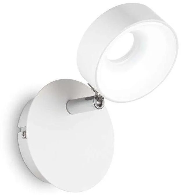 Φωτιστικό Τοίχου-Απλίκα Oby 196688 10x10x13,5cm LED 6W 3000K White Ideal Lux