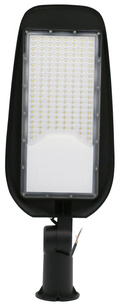 Adeleq Φωτιστικό Δρόμου LED 100W 5500Κ Mε Αντικεραυνική Προστασία Και Σπαστό Βραχίονα ΙP65 Ανθρακί 3-629100