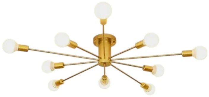 Φωτιστικό οροφής LED - 7021-10 - Gold - 431385-431385