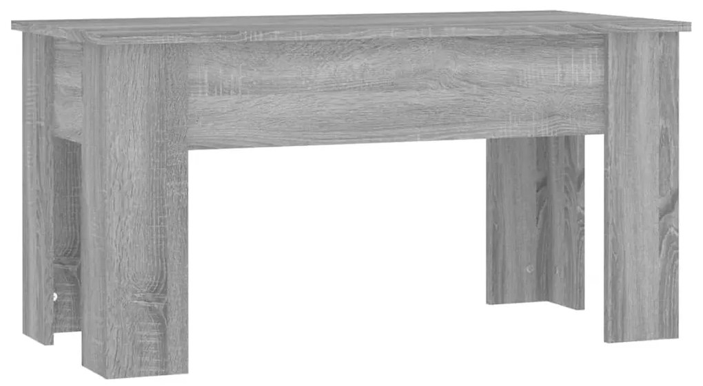 vidaXL Τραπεζάκι Σαλονιού Γκρι Sonoma 101x49x52 εκ. Επεξεργασμένο Ξύλο