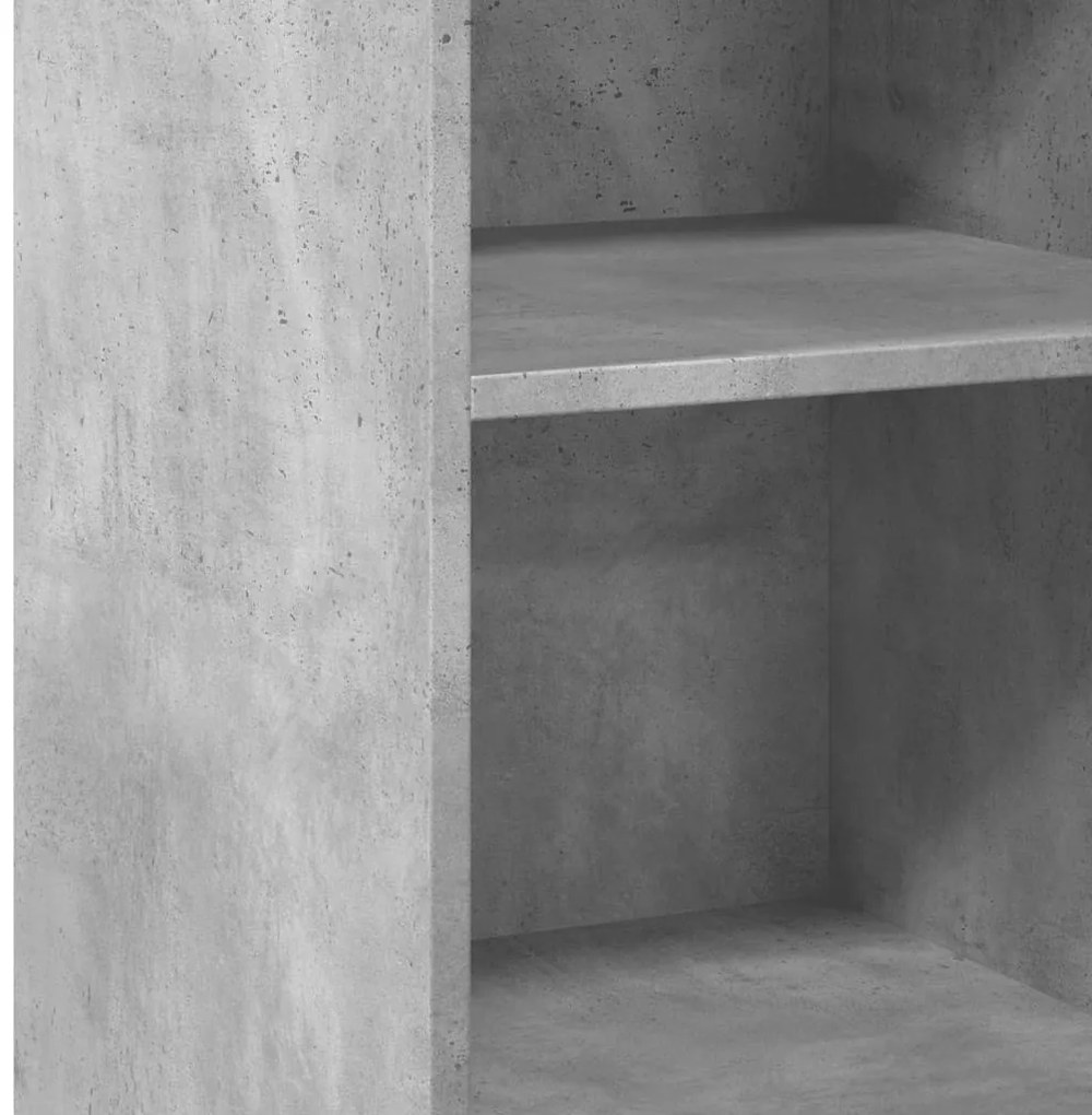 Ντουλάπι Γκρι Σκυροδέματος 40x41x93 εκ. Επεξεργασμένο Ξύλο - Γκρι