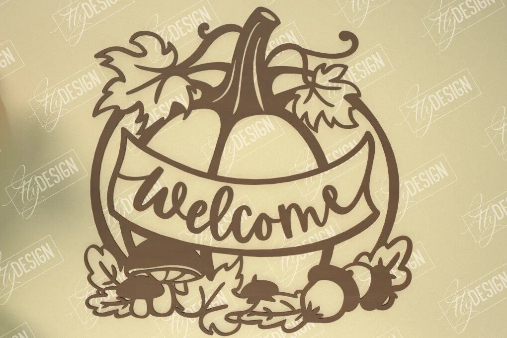 Intra απο ξύλο plywood 3mm-4mm πάχος Φθινοπωρινή Τέχνη τοίχου | Φθινοπωρινό σημάδι | Φθινοπωρινή ατμόσφαιρα Δίασταση 40x40 cm INTRAFABR-103521932