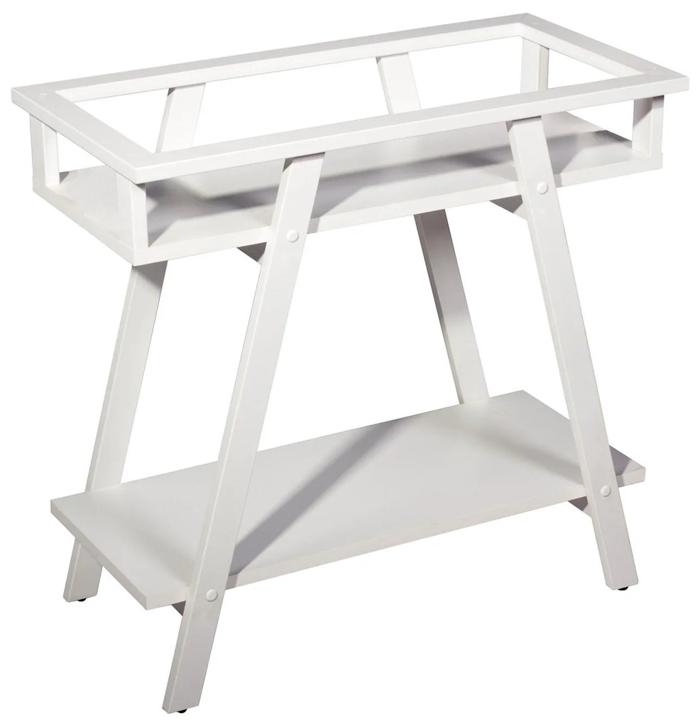 Ραφιέρα Φυτών ArteLibre ALONZA Λευκό MDF/Μοριοσανίδα 67x32x67cm-14880014